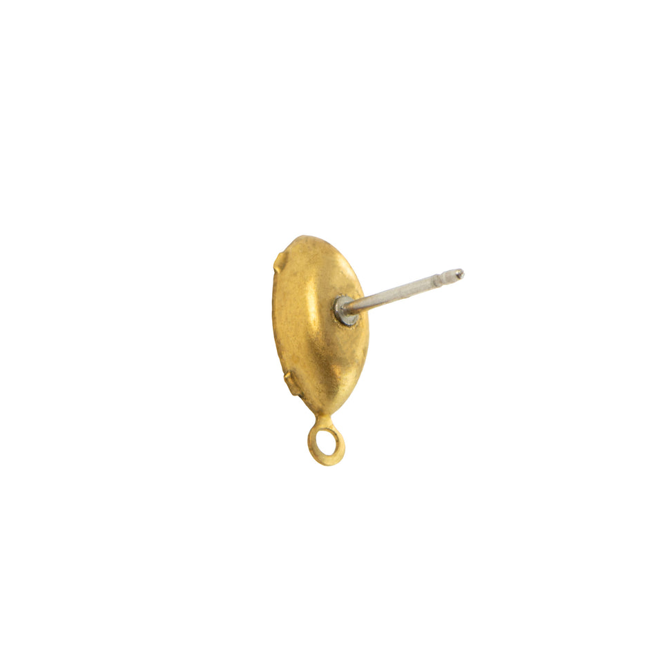 10x5mm Navette 1 Loop Closed Back Settings with Post (6)