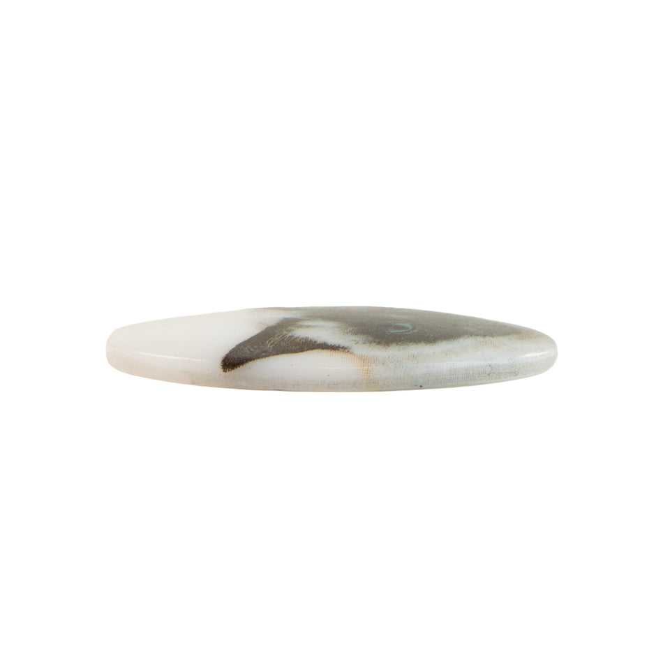 40x30mm Siamese Cat Cameo Glass Oval Cabochon (1)