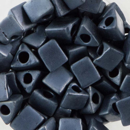 Matte Gun Metal Miyuki Triangle Seed Bead 5/0 7gm Tube STR5-2001-TB