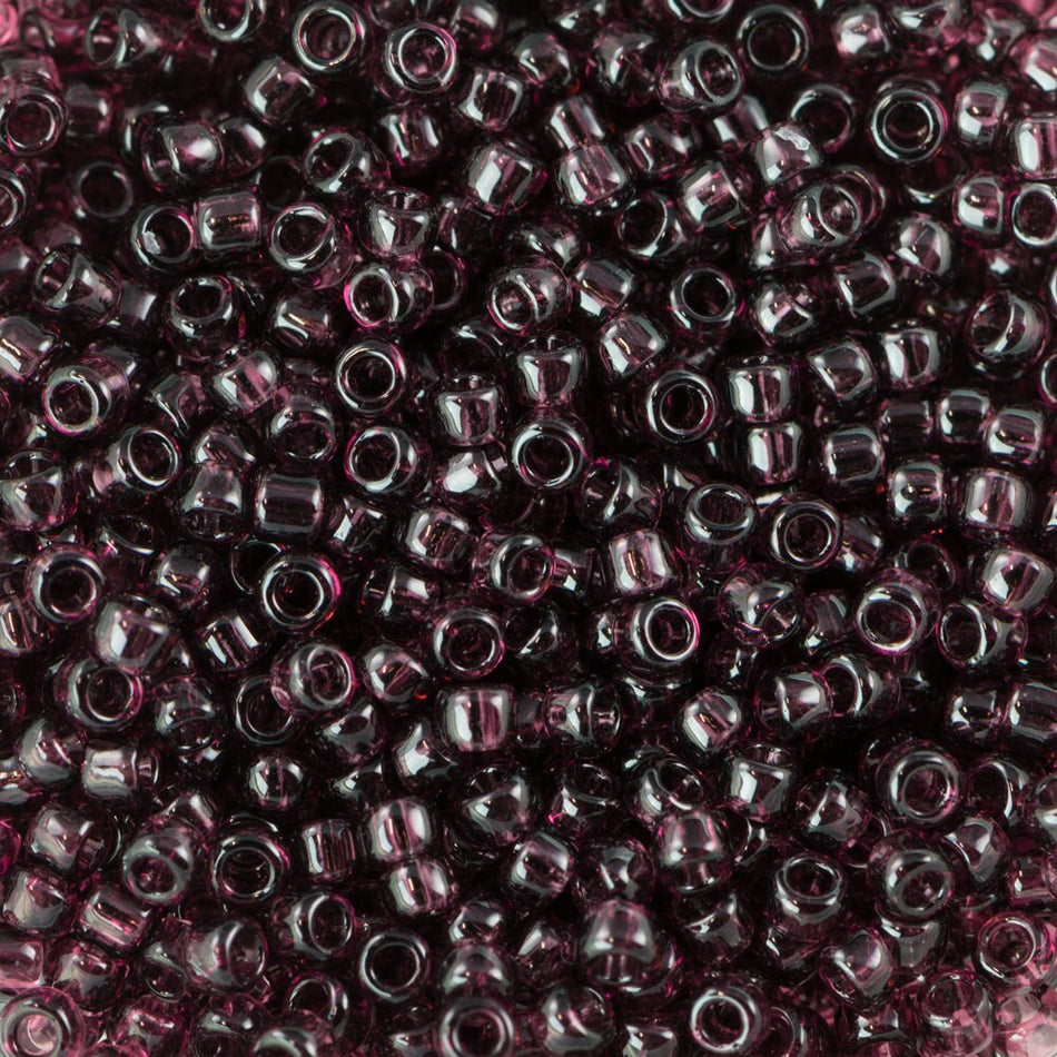 15/0 TOHO ROUND Transparent Amethyst Seed Bead (8g)