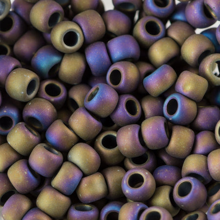 8/0 TOHO ROUND Matte Color Iris Purple Seed Bead (8g)