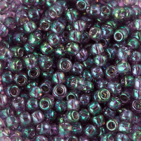 11/0 TOHO ROUND Gold Lustered Hydrangea Seed Bead (8g)