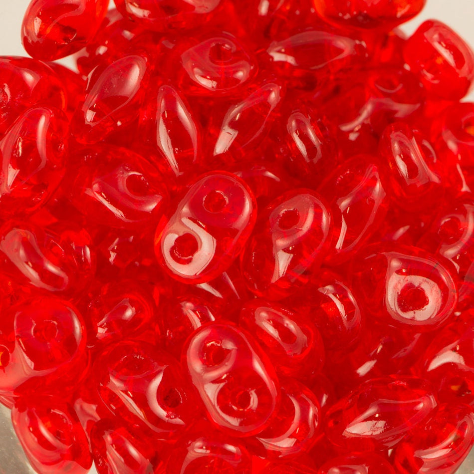 2/5MM MATUBO SUPERDUO Siam Ruby Beads