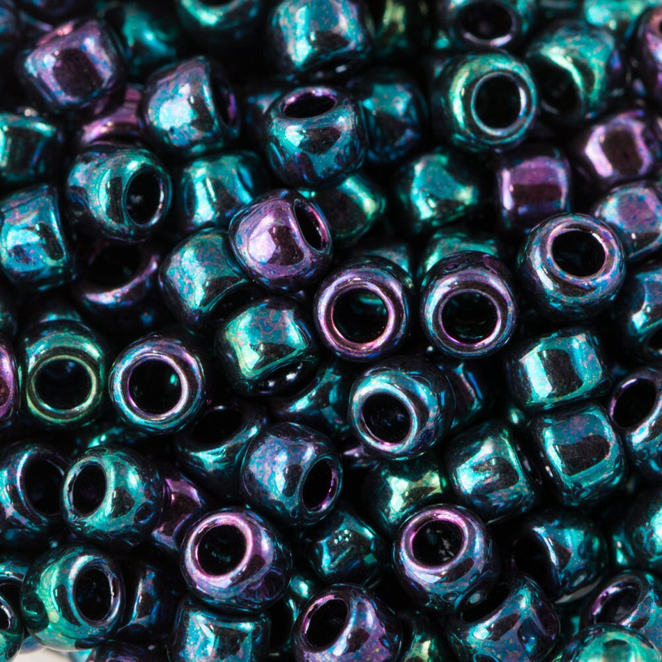 8/0 TOHO ROUND Higher Metallic Dragonfly Seed Bead (8g)