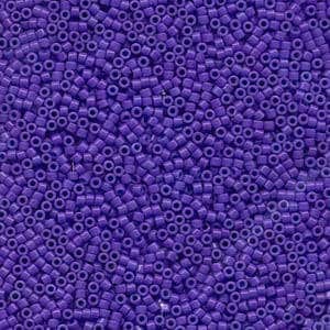 11/0 MIYUKI DELICA Dyed Opaque Purple Seed Bead (8g)
