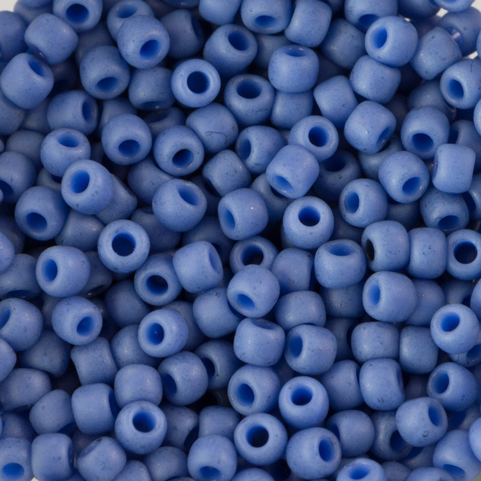 11/0 TOHO ROUND Semi Glazed Soft Blue Seed Bead (8g)
