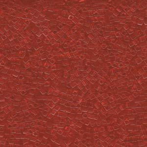 Transparent Red Orange Miyuki Cube Seed Bead 1.8mm 8.2gm Tube SB18-140-TB
