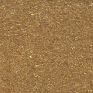 Translucent Light Topaz Miyuki Cube Seed Bead 1.8mm 8.2gm Tube SB18-132-TB