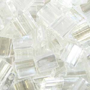 Crystal Luster Miyuki Tila Seed Bead 5.0mm 7.2gm Tube TL160-TB