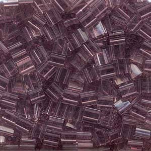 Smoky Amethyst Miyuki Tila Seed Bead 5.0mm 7.2gm Tube TL142-TB