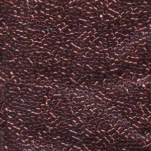 11/0 MIYUKI DELICA Transparent Luster Red Metallic Seed Bead (8g)