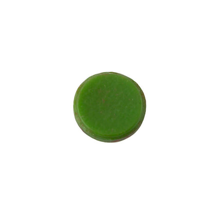 Vintage Green Mosaic Glass Cabochons with Red Yellow Gold 8mm (4) cab878U