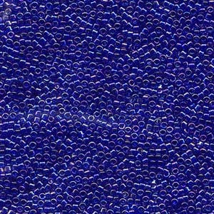 11/0 MIYUKI DELICA Transparent Sapphire AB Seed Bead (8g)