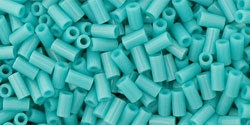Opaque Truquoise Toho Bugle Beads Size #1 (3mm) 2.5" Tube TB-01-55/c