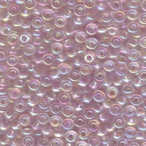 Translucent Pale Pink AB Miyuki Seed Bead 6/0 (4mm) 20gm Tube 6-9265-TB