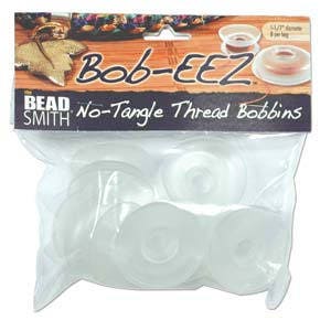 Beedsmith Bob-EEZ No Tangle Thread Bobbins 1 7/8" Diameter 8pk