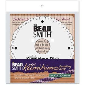 Beadsmith 4 1/4" Round Kumihimo Disk KD602