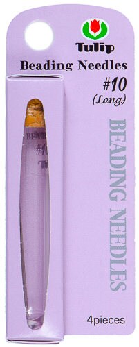 Tulip #10 Long Beading Needles (4) U-TBN-001e