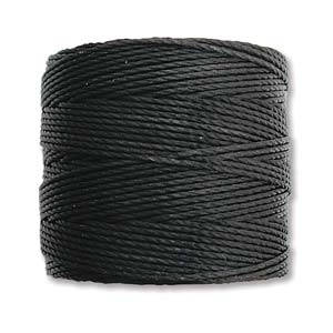 S-Lon Bead Cord Black 77yrds. SLBC-BK
