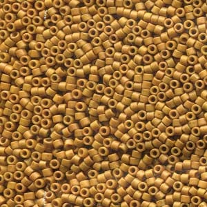 11/0 MIYUKI DELICA Frosted Opaque Glazed Pecan Seed Bead