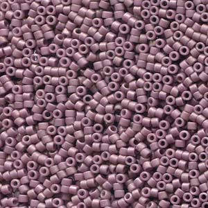 11/0 MIYUKI DELICA Frosted Opaque Glazed Plum Seed Bead (8g)