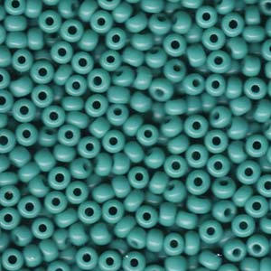 Opaque Turquoise Green Miyuki Seed Bead 6/0 20G Tube 6-9412-TB