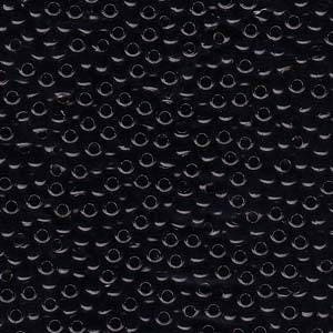 Black Metal Seed Bead 11/0 13G Tube MT11-BLK-TB