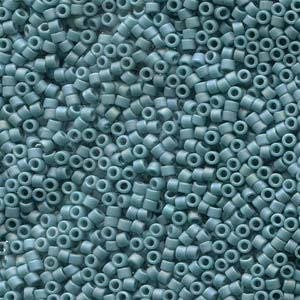 11/0 MIYUKI DELICA Frosted Opaque Glazed Rainbow Peacock Seed Bead (8g)