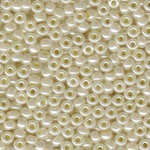 Butter Cream Ceylon Miyuki Seed Bead 6/0 20G Tube 6-9527-TB