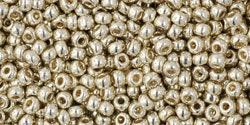 11/0 TOHO ROUND PermaFinish Galvanized Aluminum Seed Bead (8g)