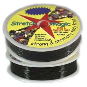 Stretch Magic 1.0mm Black Elastic Cord 25m Spool