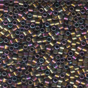 8/0 MIYUKI DELICA Metallic Golden Iris Seed Bead (8g)