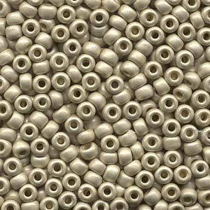 Duracoat Matte Galvanized Silver Miyuki Seed Bead 6/0 20G Tube 6-94201F-TB