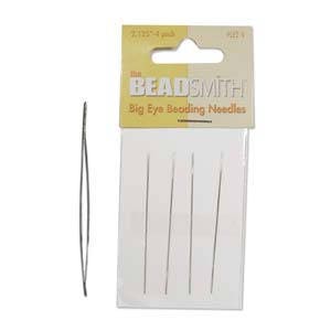 2.125-Inch Big Eye Beadsmith Beading Needle 4pk