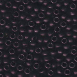 Matte Black Miyuki Seed Bead 5/0 20G Tube 05-401F-TB