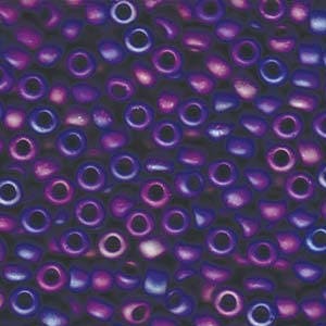 Matte Opaque Cobalt AB Miyuki Seed Bead 5/0 20G Tube 05-414FR-TB
