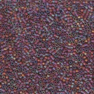 Matte Light Brown AB Miyuki Delica Seed Bead 10/0 7.2G Tube DBM0853-TB