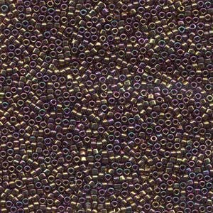 Metallic Light Bronze Iris Miyuki Delica Seed Bead 10/0 7.2G Tube DBM0023-TB