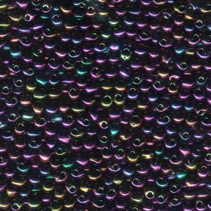 Purple Iris Drop Seed Beads 3.4mm 25G Tube DP-9454-TB