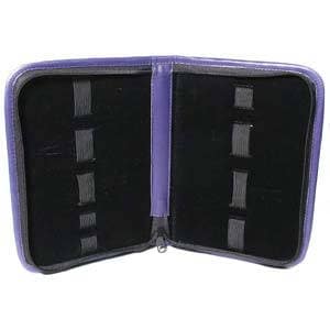 Purple Leatherette 9 Band Plier Carry Case