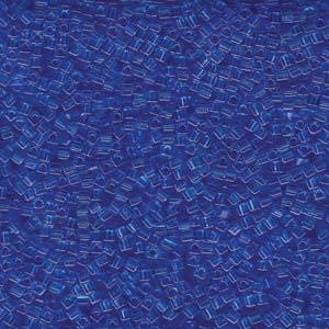 1.8MM MIYUKI CUBE Translucent Sapphire Seed Bead (8g)