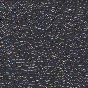 Metallic Variegated Blue Miyuki Cube Seed Bead 1.8mm 8.2gm Tube SB18-455-TB