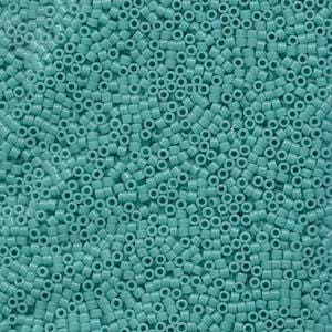 Opaque Turquoise Miyuki Delica Seed Bead 10/0 7.2G Tube DBM0729-TB