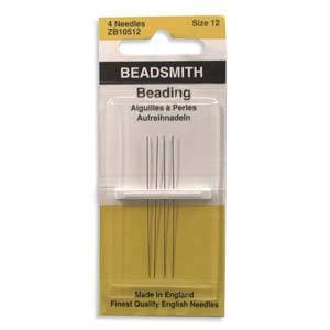 Size 12 Beading Beadsmith English Needles