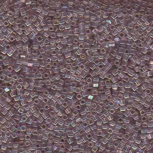1.8MM MIYUKI CUBE Smoky Amethyst AB Seed Bead (8g)