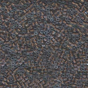 1.8MM MIYUKI Sparkle Bronze Lined AB Cube Seed Bead (8g)