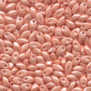 Opaque Salmon Miyuki Long Magatama Seed Beads 4x7mm 8.5G Tube LMA-429-TB