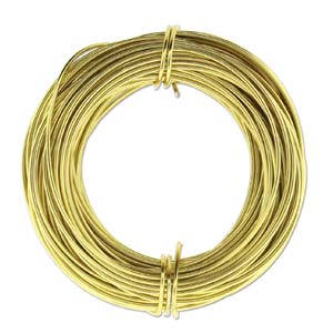 18ga/39ft Aluminum Light Gold Color Wire