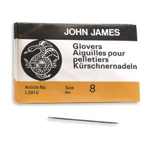 Size 8 Glovers John James English Needles