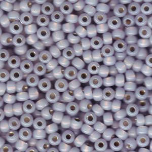 Dyed Smoky Opal Silver Lined Alabaster Miyuki Seed Bead 6/0 (4mm) 20gm Tube 6-9576-TB